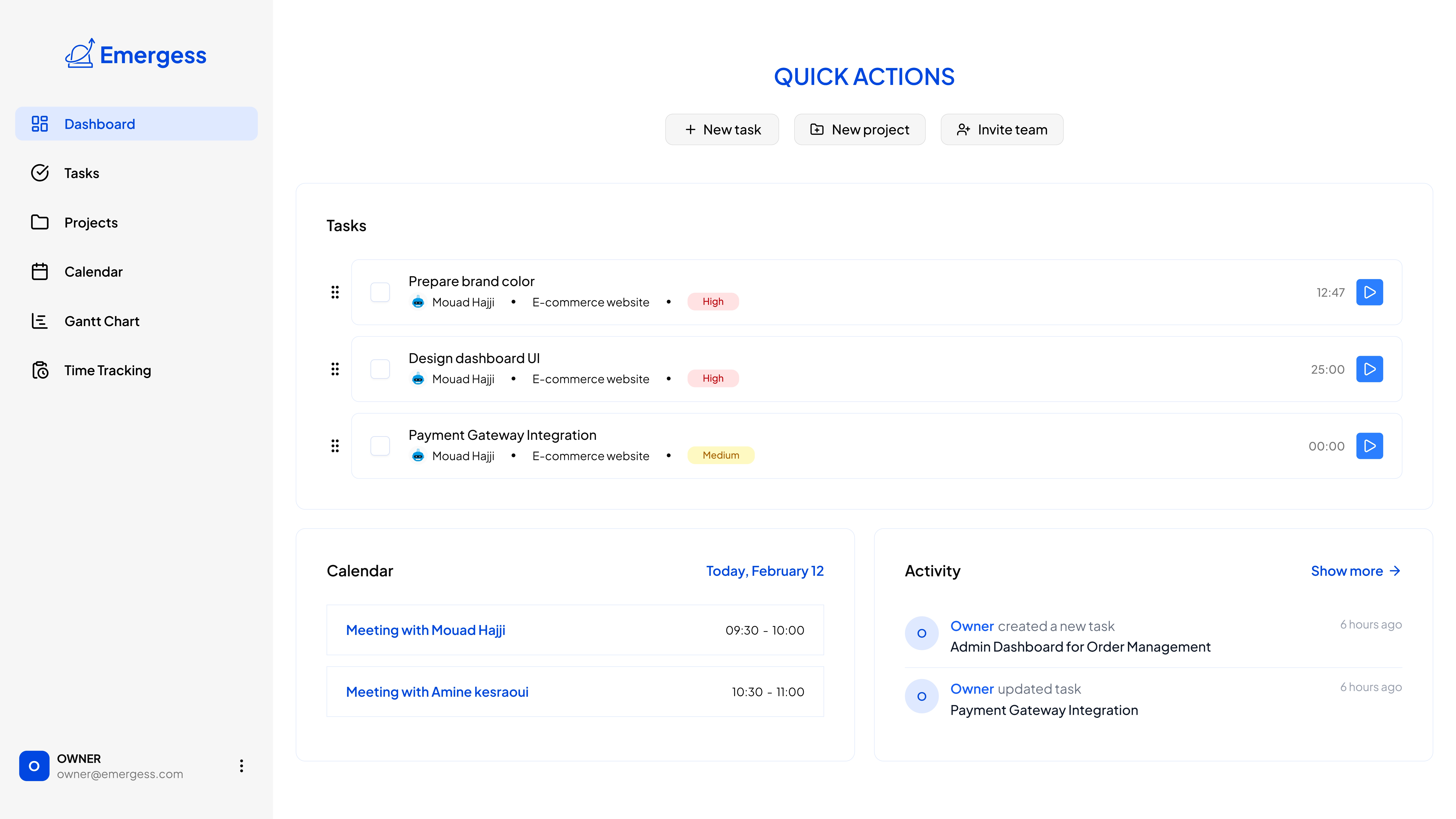 Dashboard overview image